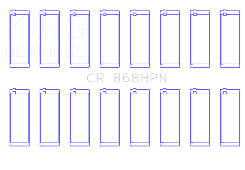King Engine Bearings Ford Prod V8 4.6L/5.4L (Size 0.50) Performance Rod Bearing Set
